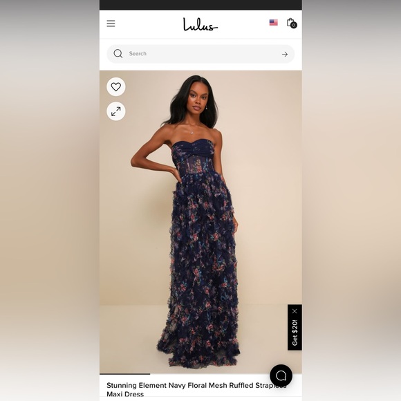 Lulu’s Formal Maxi Dress - Picture 2 of 4